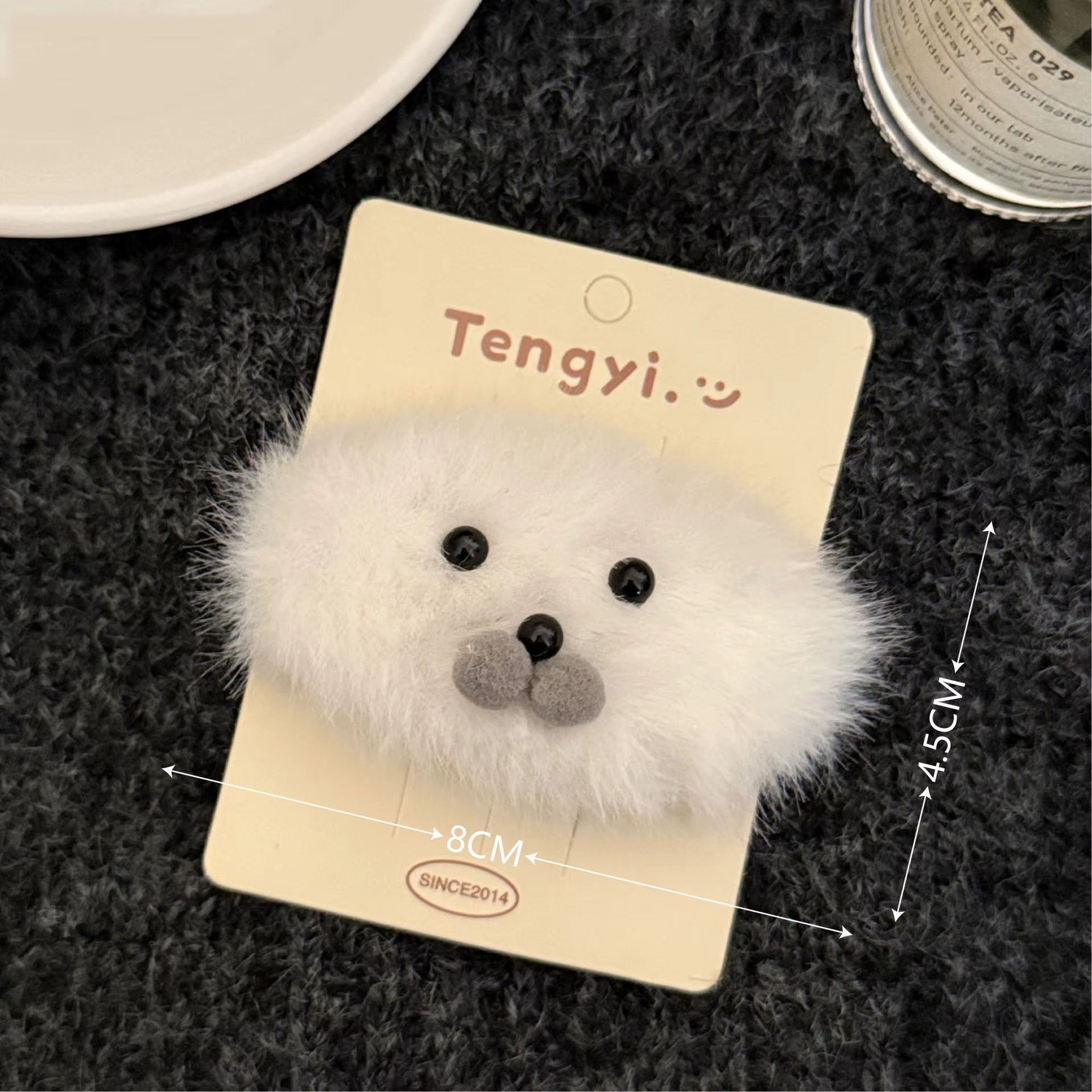 Arctic Seal Plush Hair Clip